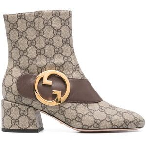 New Gucci blondie Monogram Ankle Boots